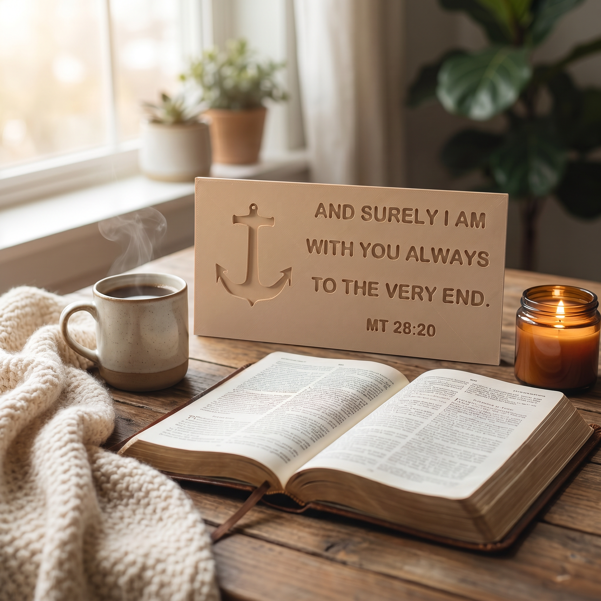 And Surely I Am With You Always — Anchor Sign