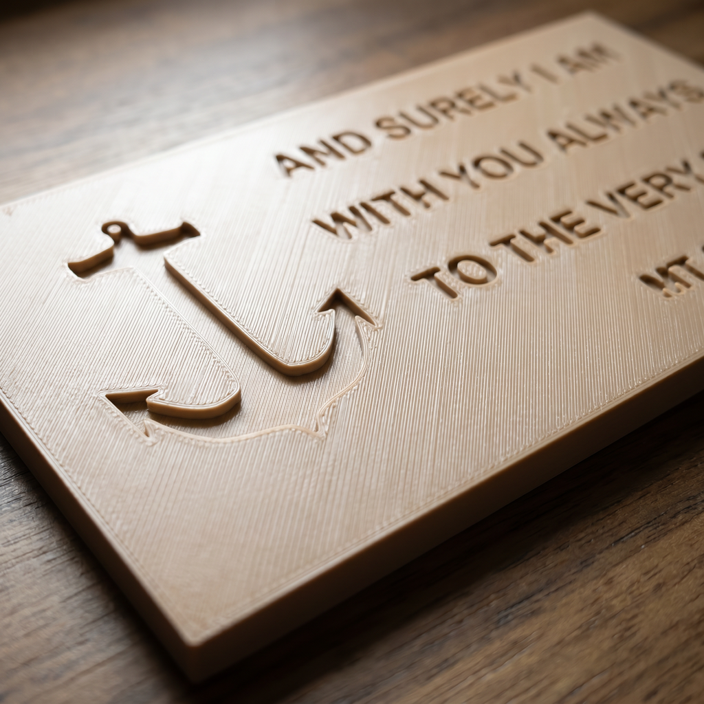 And Surely I Am With You Always — Anchor Sign