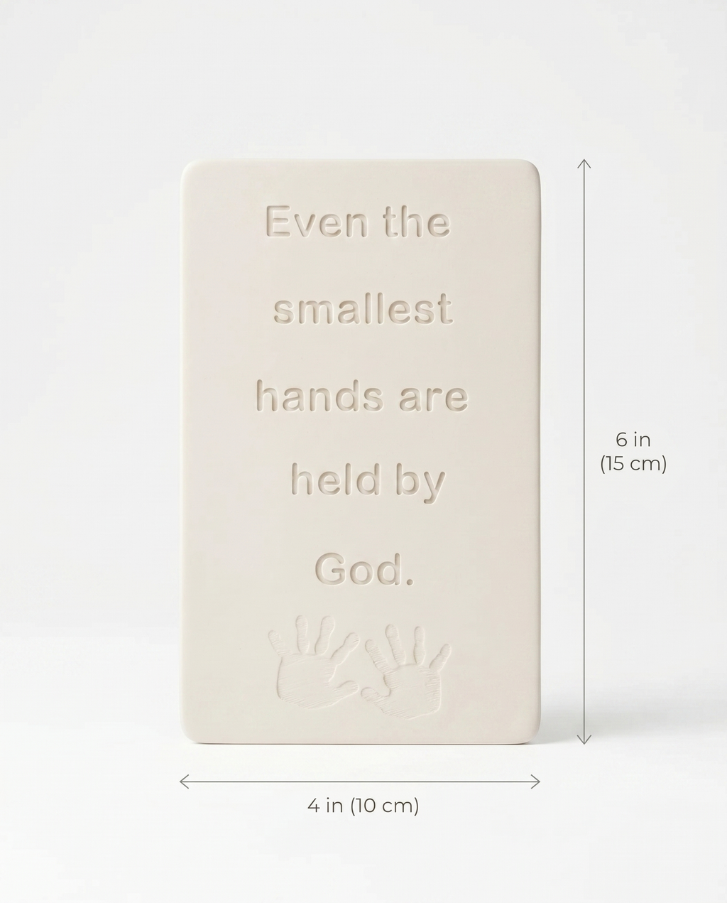 Even the Smallest Hands Are Held by God — Nursery Sign