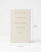 Even the Smallest Hands Are Held by God — Nursery Sign