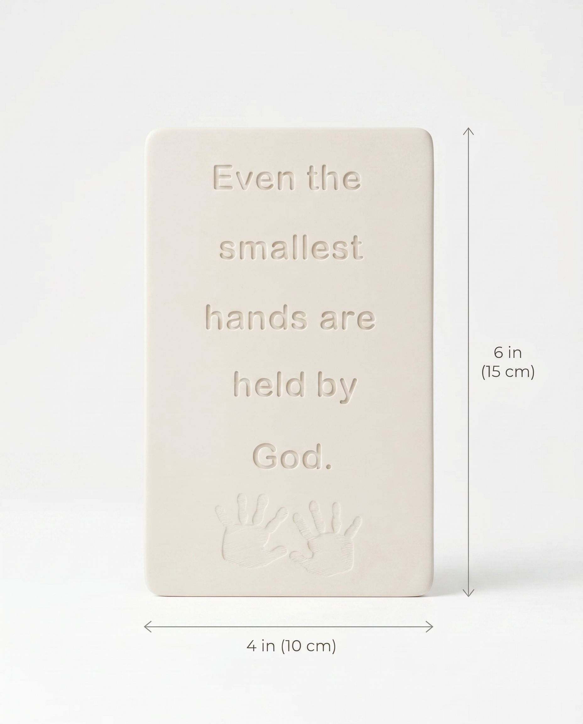 Even the Smallest Hands Are Held by God — Nursery Sign