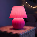 Mushroom Lamp — Ribbed LED Table Lamp with Dimmer