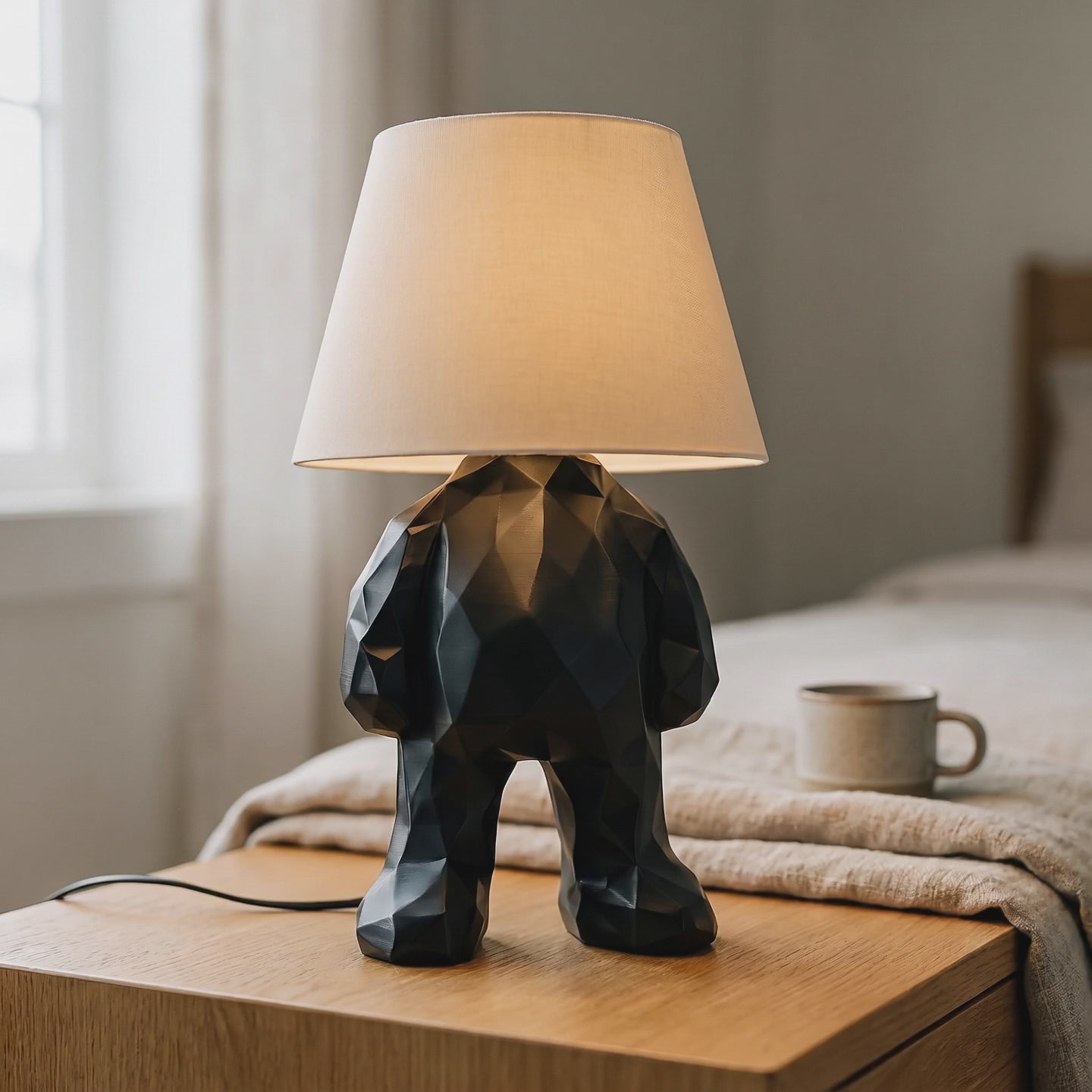 Lamp Guy — Low Poly Character Table Lamp