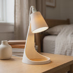 Aurora Table Lamp — Sculptural Curved Bedside Lamp